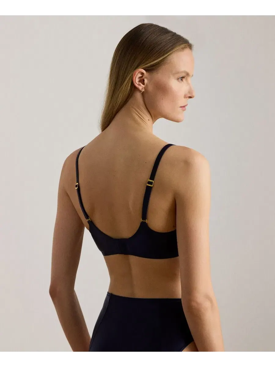Бюстгальтер с полным покрытием, модель 4L0389 Lauren Ralph Lauren — изображение 3 из 3, синий
