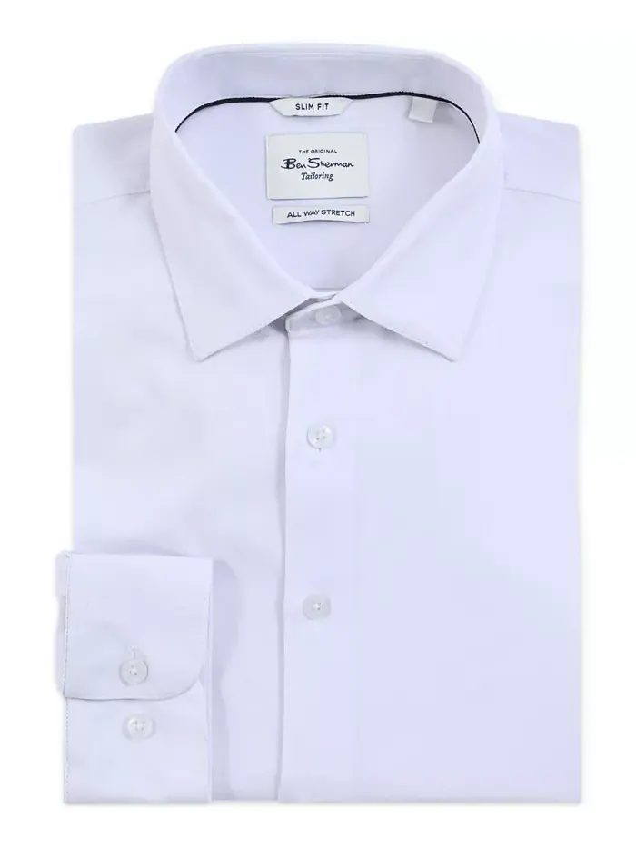 Мужская рубашка Slim-Fit Ben Sherman — белый