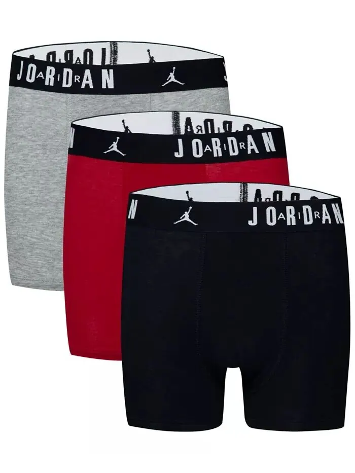 Трусики-боксеры с хлопковым сердечником Big Boys Flight Dri-Fit, набор из 3 шт Jordan