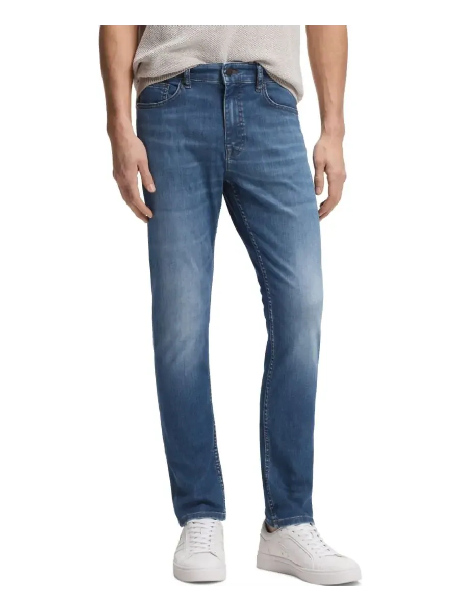 Мужские джинсы Delaware Soft-Motion Denim Slim-Fit Hugo Boss