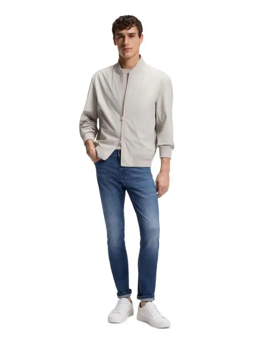 Мужские джинсы Delaware Soft-Motion Denim Slim-Fit Hugo Boss — изображение 4 из 4, синий
