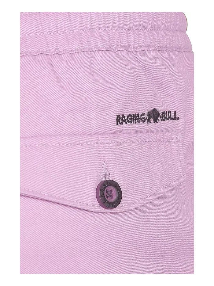 Мужские эластичные шорты чинос Raging Bull — изображение 5 из 8, розовый