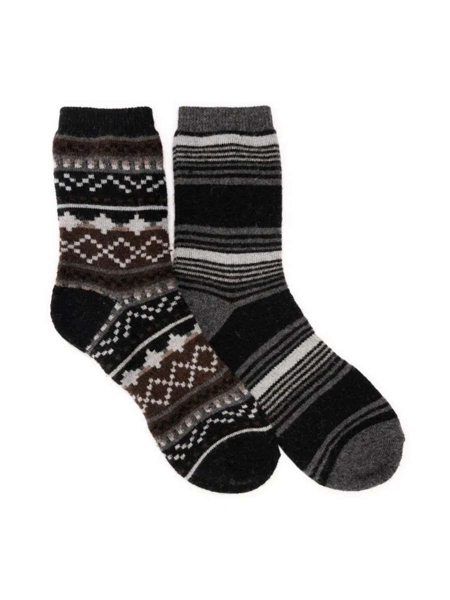 Мужские шерстяные носки 15 см (2 пары в упаковке) MUK LUKS