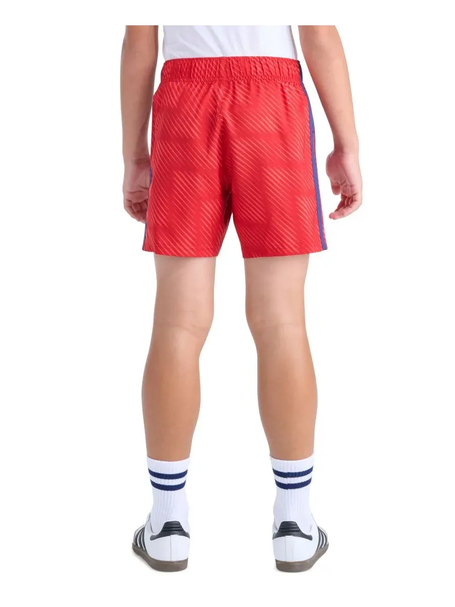 Детские футбольные шорты с эластичным поясом для мальчиков 8-20 лет Adidas — изображение 5 из 5, яркий красный