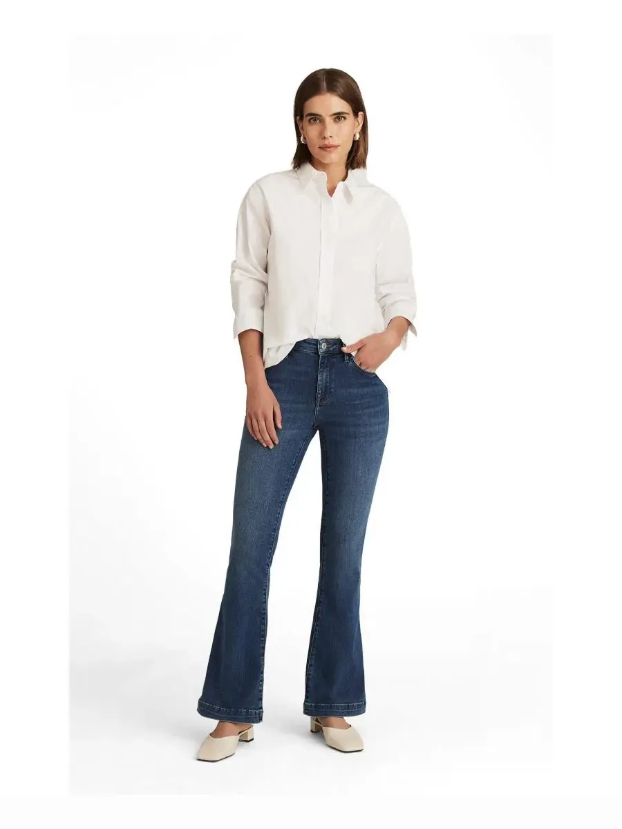 Джинсы-клеш с высокой посадкой Sydney Mavi Jeans