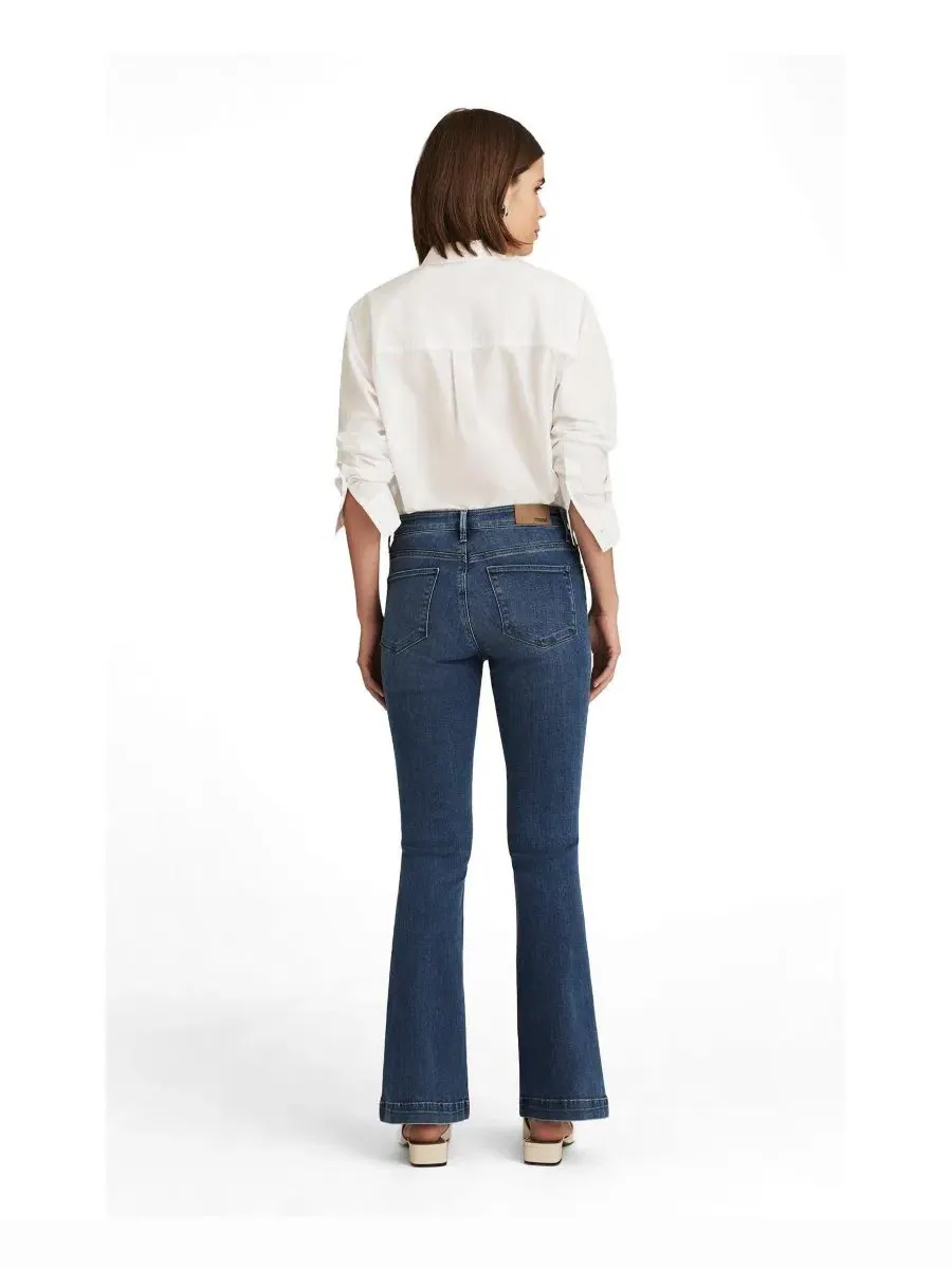 Джинсы-клеш с высокой посадкой Sydney Mavi Jeans — изображение 3 из 5, синий