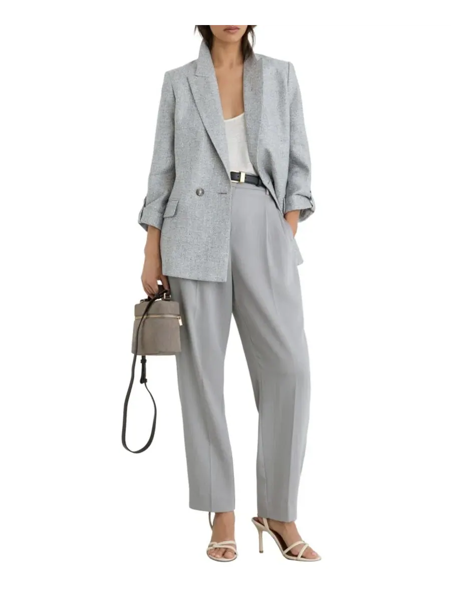 Жакет двубортный с текстурой Meryl Blazer REISS