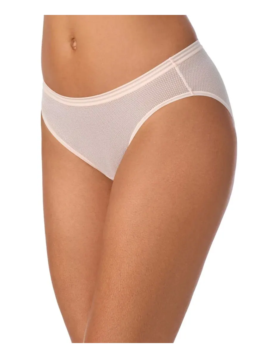 Комплект из 3 бикини Sheer Stripe Low-Rise DKNY — изображение 2 из 4, розовая вода