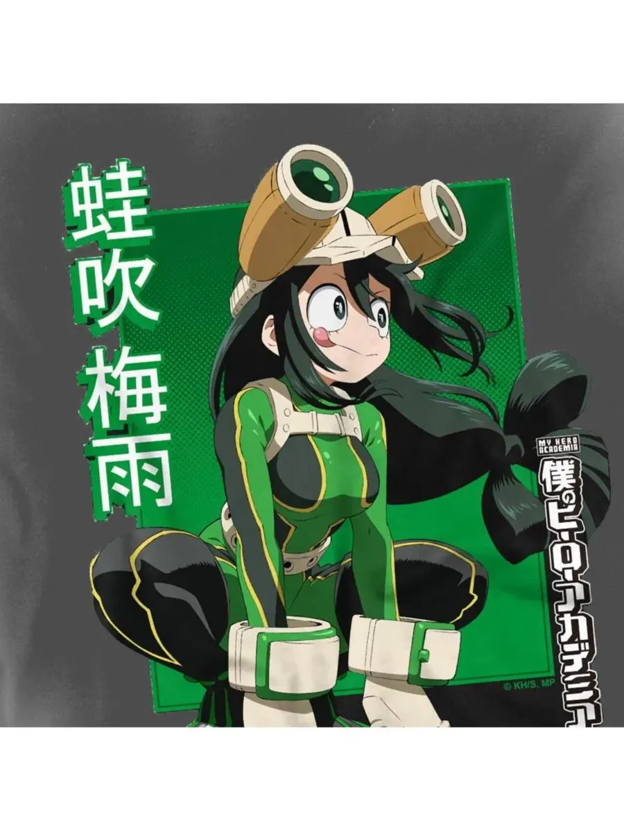 Футболка с принтом My Hero Academia — изображение 3 из 3, черный