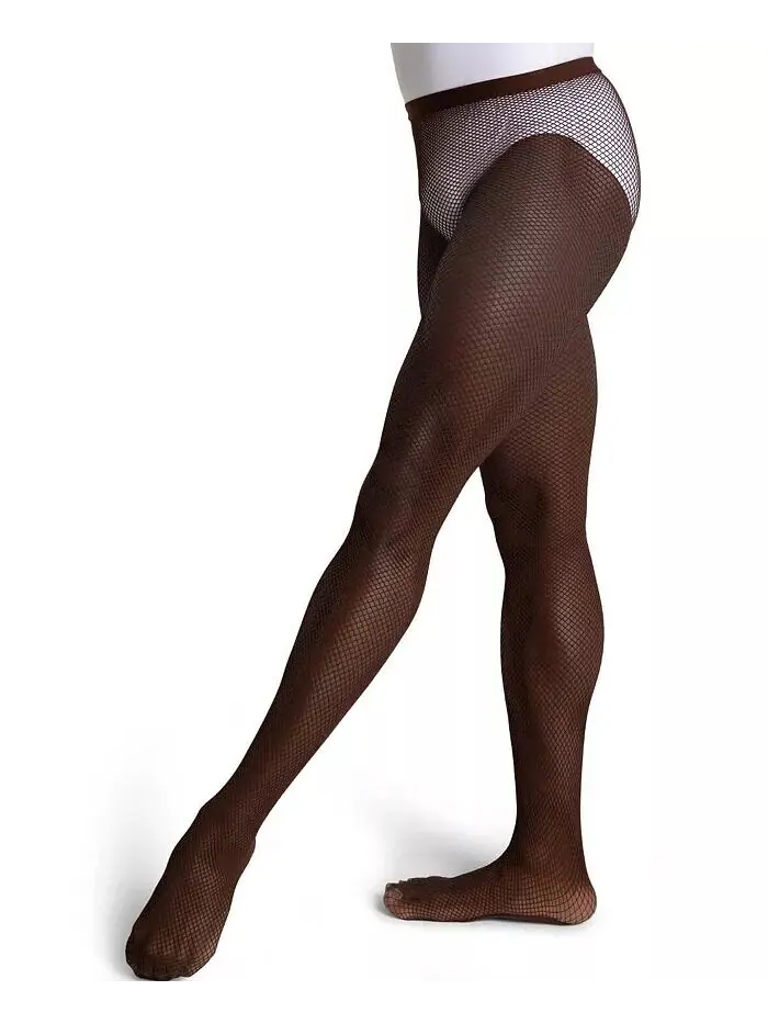 Женские профессиональные бесшовные тайтсы в сеточку Capezio — изображение 1 из 8, ява