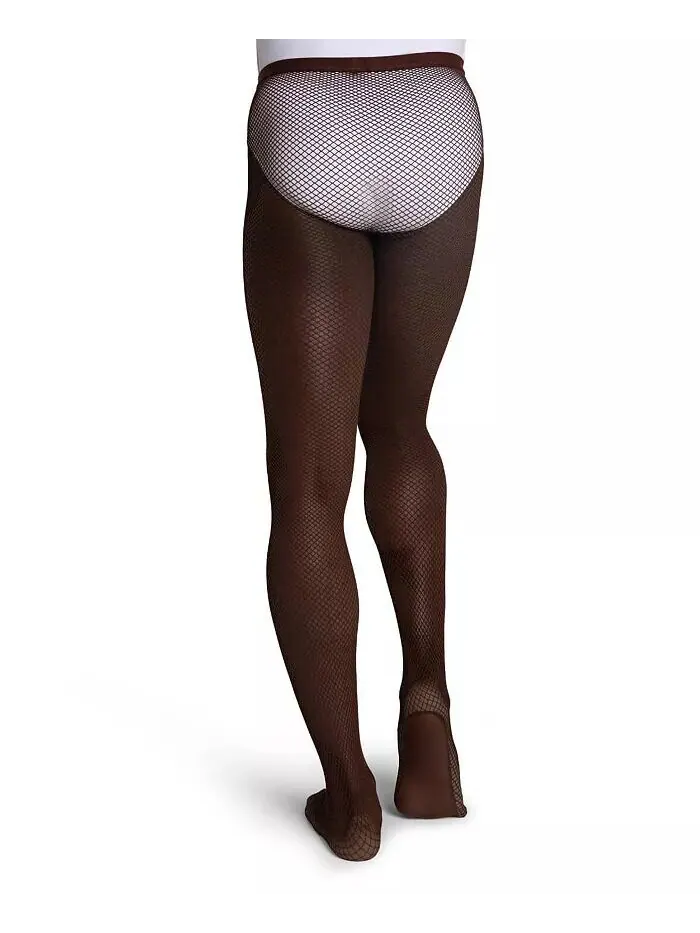 Женские профессиональные бесшовные тайтсы в сеточку Capezio — изображение 2 из 8, ява