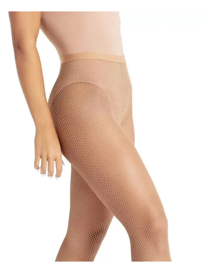 Женские профессиональные бесшовные тайтсы в сеточку Capezio — изображение 2 из 7