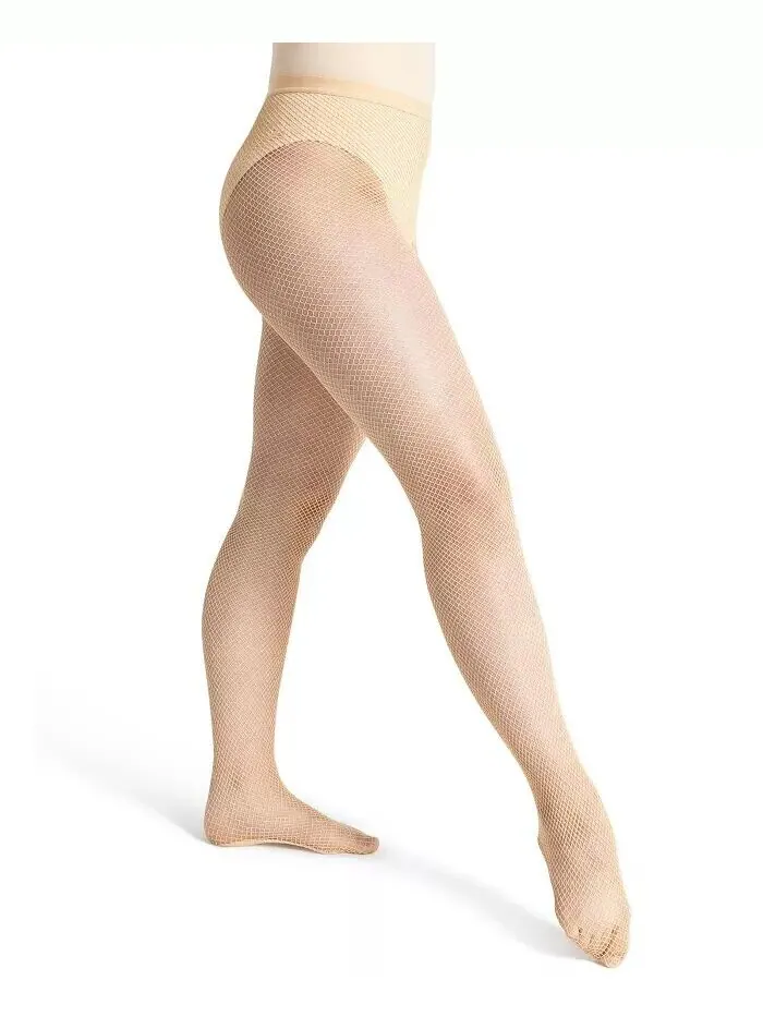 Женские профессиональные бесшовные тайтсы в сеточку Capezio — изображение 1 из 6
