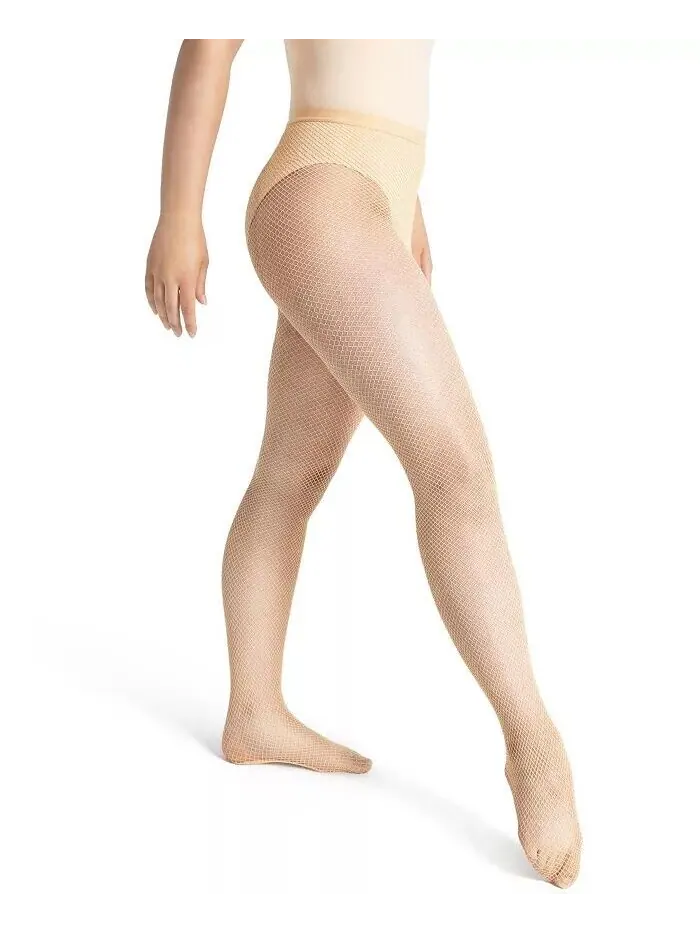 Женские профессиональные бесшовные тайтсы в сеточку Capezio — изображение 3 из 6