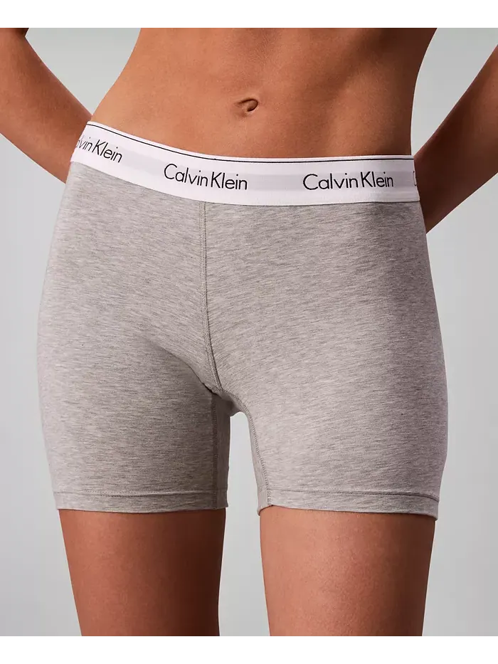 Женские трусы-боксеры Icon из хлопка и модала QF8528 Calvin Klein