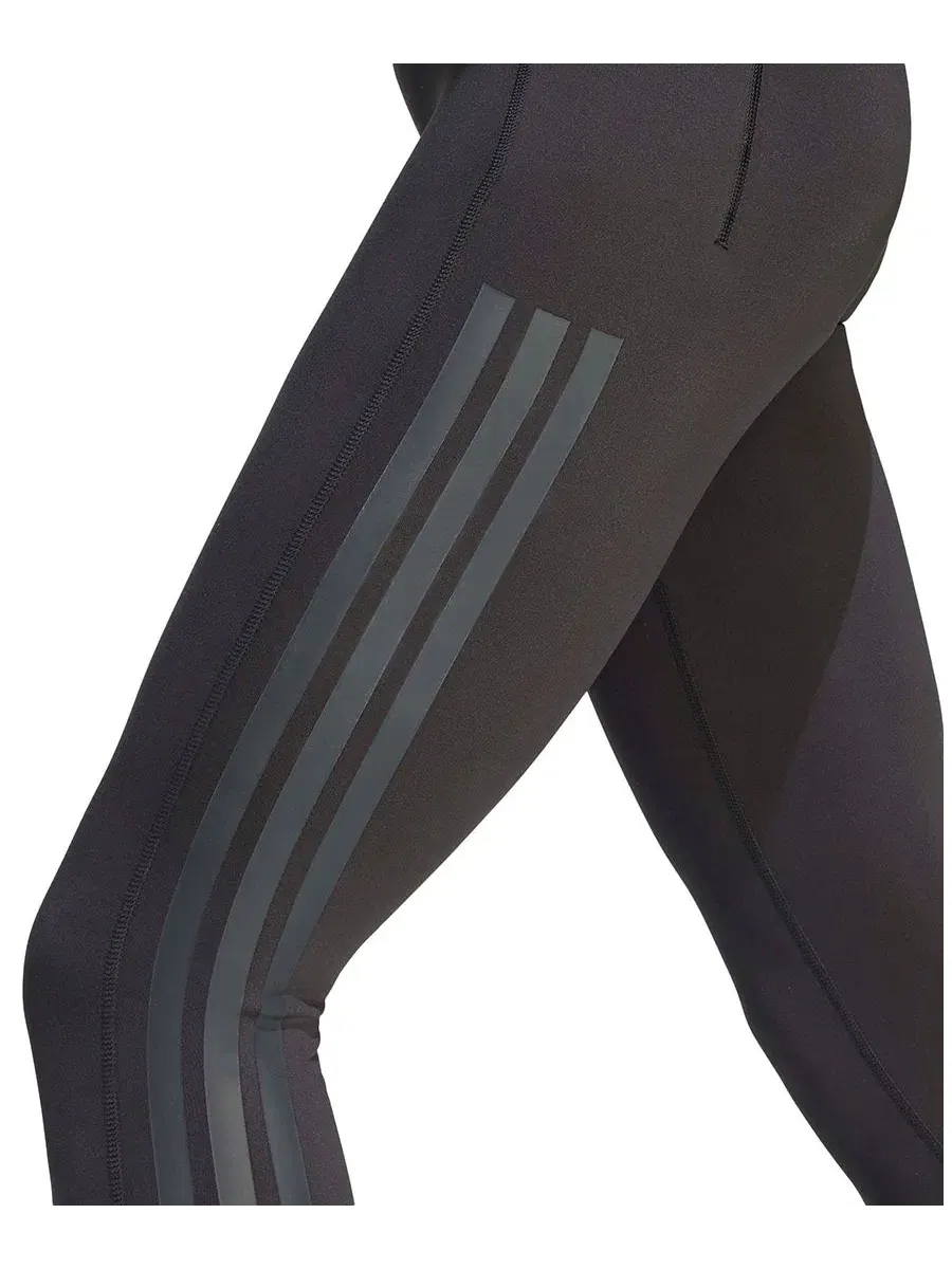 Леггинсы для тренировок с высокой посадкой Optime adidas — изображение 4 из 6, черный