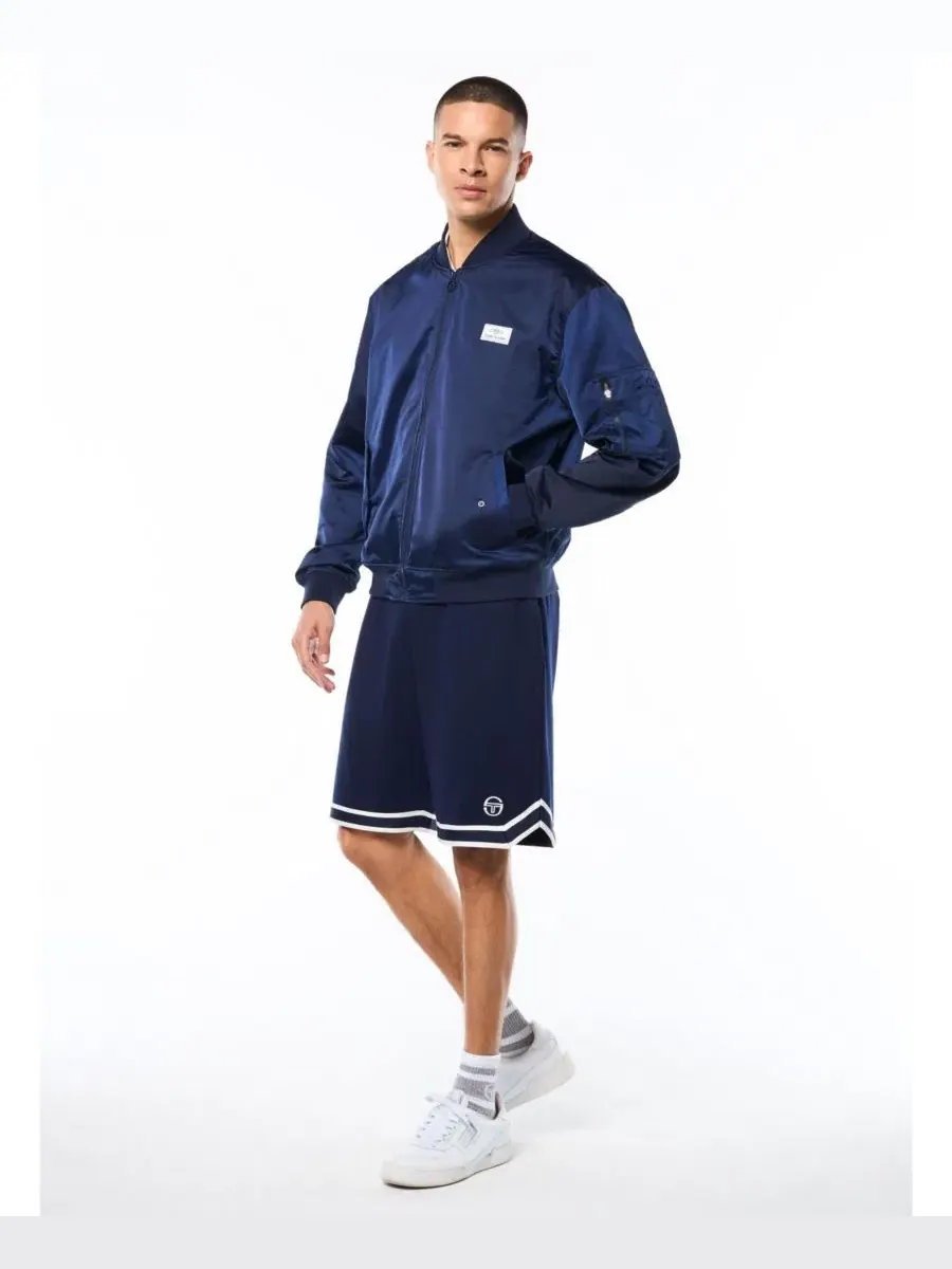 Куртка-бомбер с принтом Piano Sergio Tacchini — изображение 3 из 5, синий
