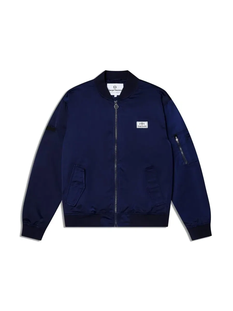 Куртка-бомбер с принтом Piano Sergio Tacchini — изображение 5 из 5, синий