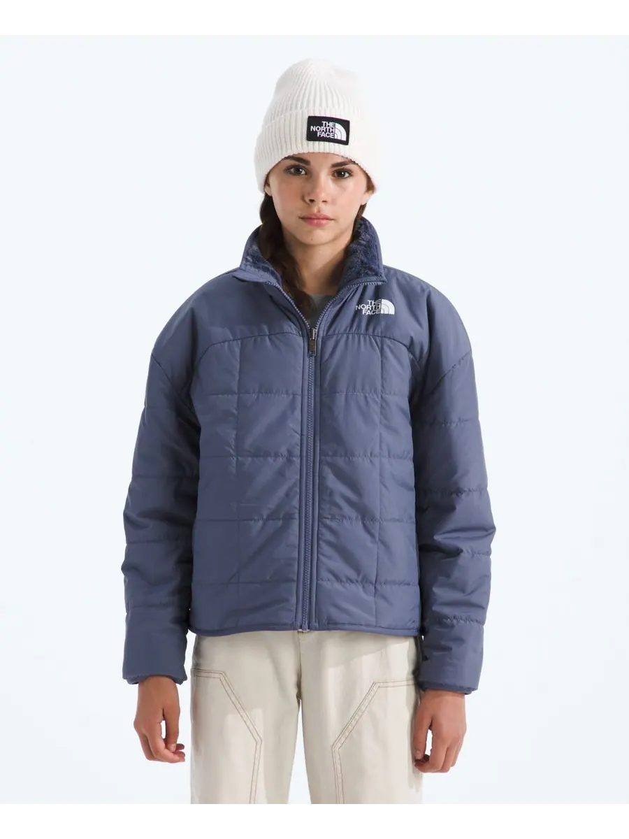 Двусторонняя куртка Shasta на молнии для девочек 6-16 лет The North Face — изображение 2 из 6, сумерки