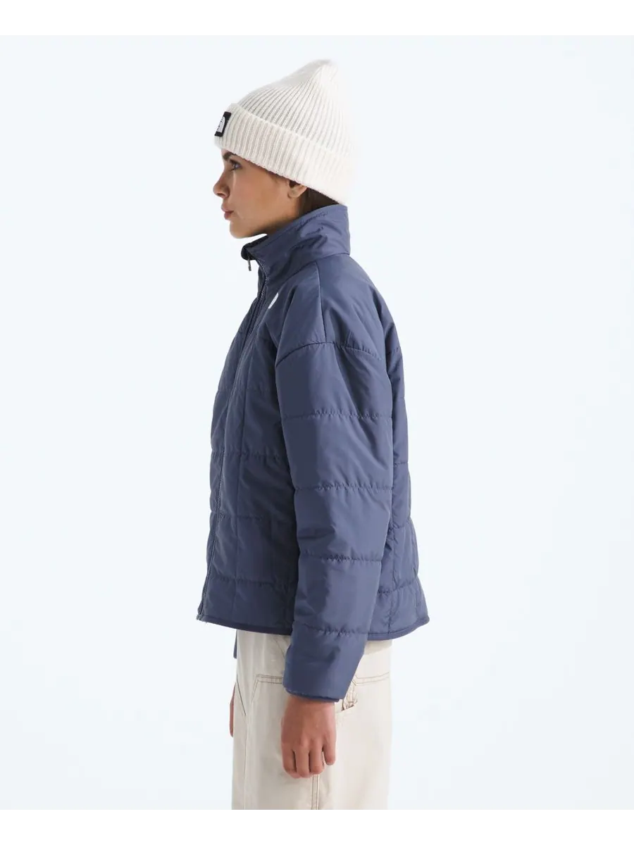 Двусторонняя куртка Shasta на молнии для девочек 6-16 лет The North Face — изображение 3 из 6, сумерки
