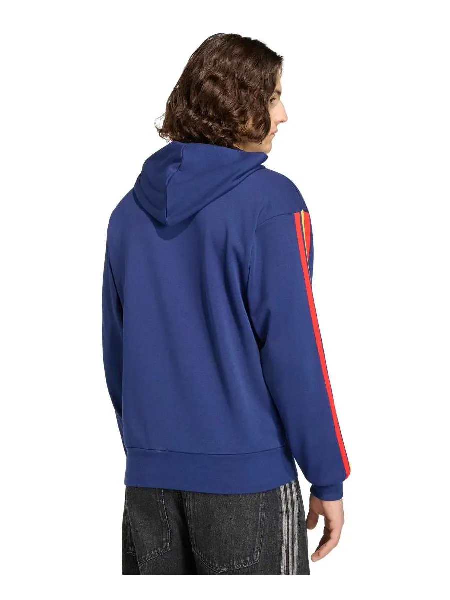 Худи с длинным рукавом и капюшоном adidas Spain DNA Regular-Fit — изображение 4 из 4, синий