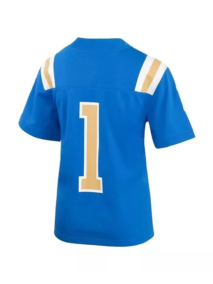 Синяя футбольная майка Big Boys #1 UCLA Bruins Untouchable Jordan — изображение 2 из 3