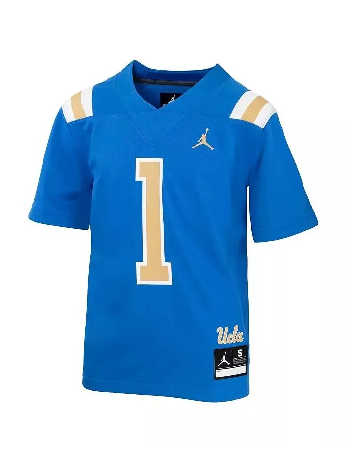 Синяя футбольная майка Big Boys #1 UCLA Bruins Untouchable Jordan — изображение 3 из 3