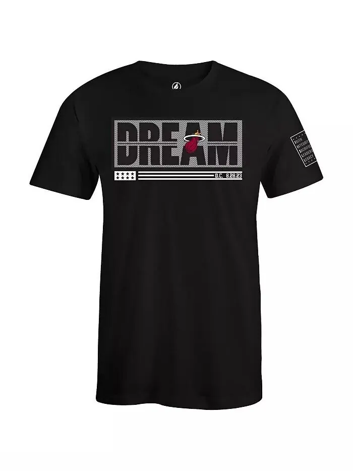 Черная футболка Miami Heat из коллекции Black History Collection для мужчин и женщин Fisll — изображение 3 из 3, черный