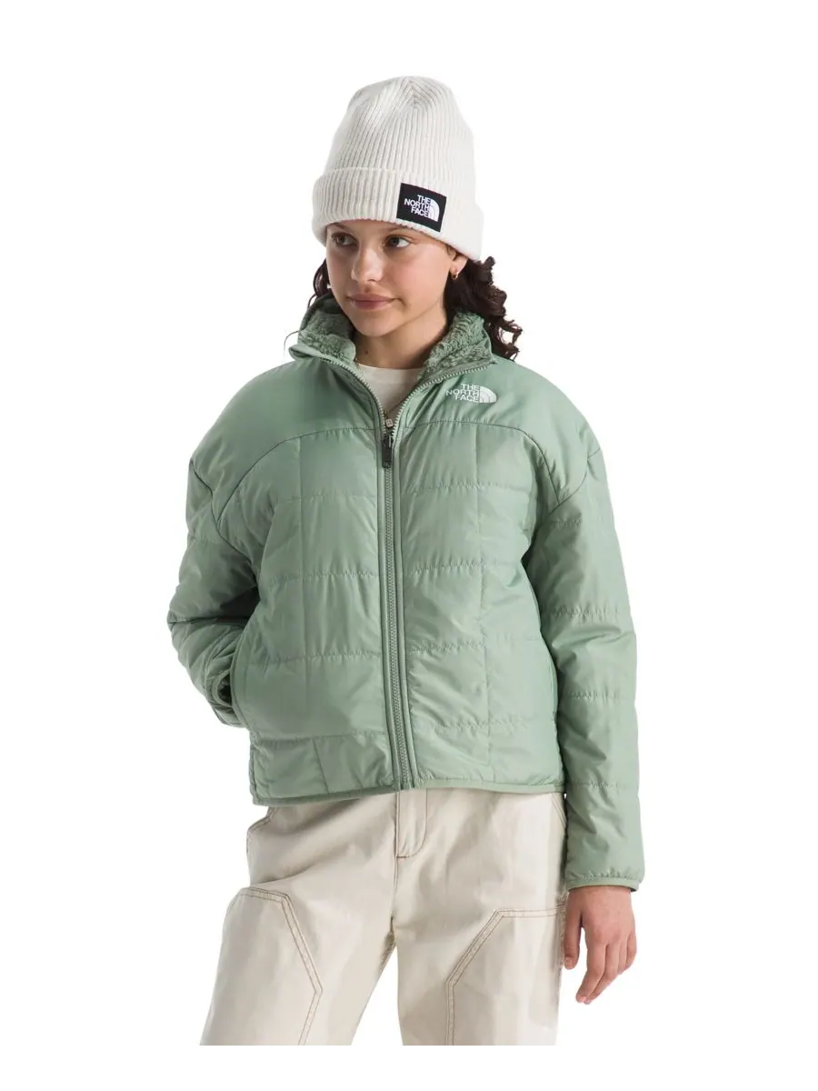 Двусторонняя куртка Shasta на молнии для девочек 6-16 лет The North Face — изображение 5 из 10, мох