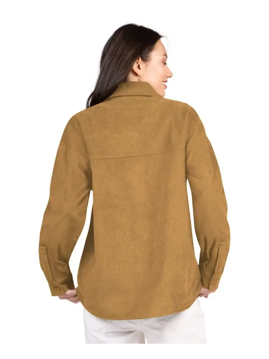 Женский жакет из вельвета Denver Broncos Re-Match Corduroy Full-Snap G-III 4Her by Carl Banks — изображение 2 из 2