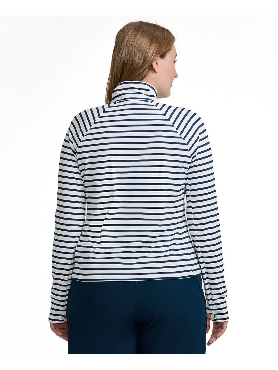 Рашгард с длинным рукавом SunShade UPF 50 Quarter Zip Lands' End — изображение 2 из 4