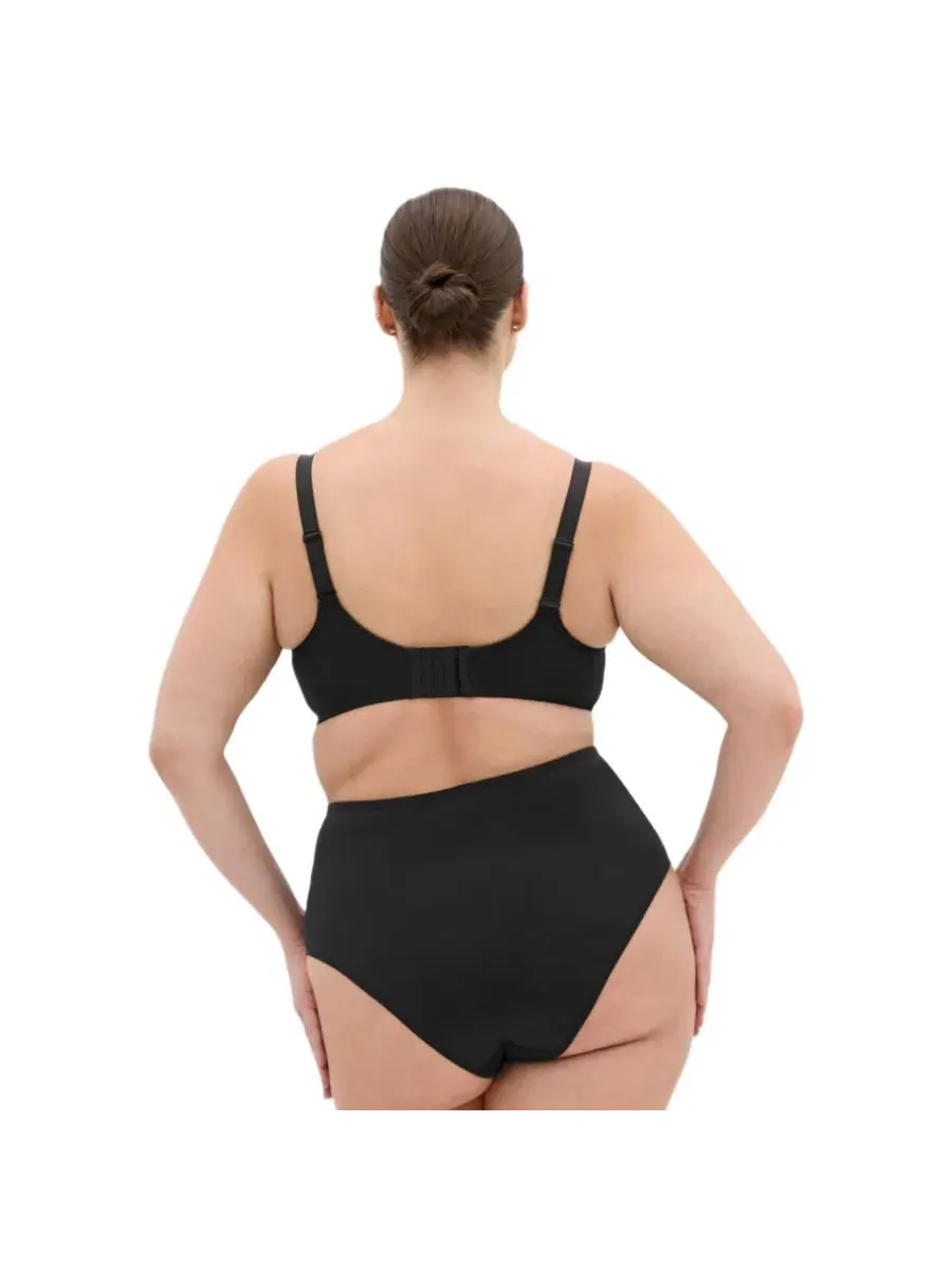Бюстгальтер-футболка Shapely T-Shirt Bra CITY CHIC — изображение 2 из 5, черный