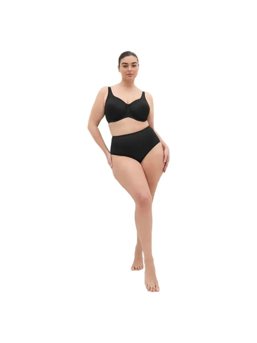 Бюстгальтер-футболка Shapely T-Shirt Bra CITY CHIC — изображение 3 из 5, черный