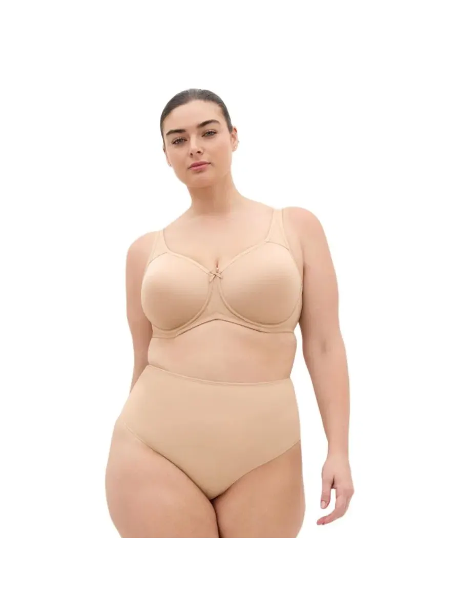 Бюстгальтер-футболка Shapely T-Shirt Bra CITY CHIC — изображение 1 из 4, кофе