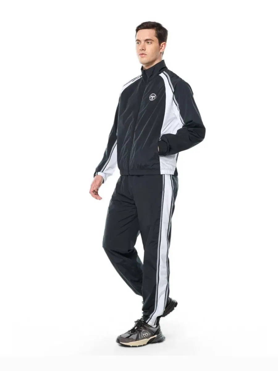 Куртка спортивная с контрастными вставками Fico Sergio Tacchini — изображение 2 из 5, черный