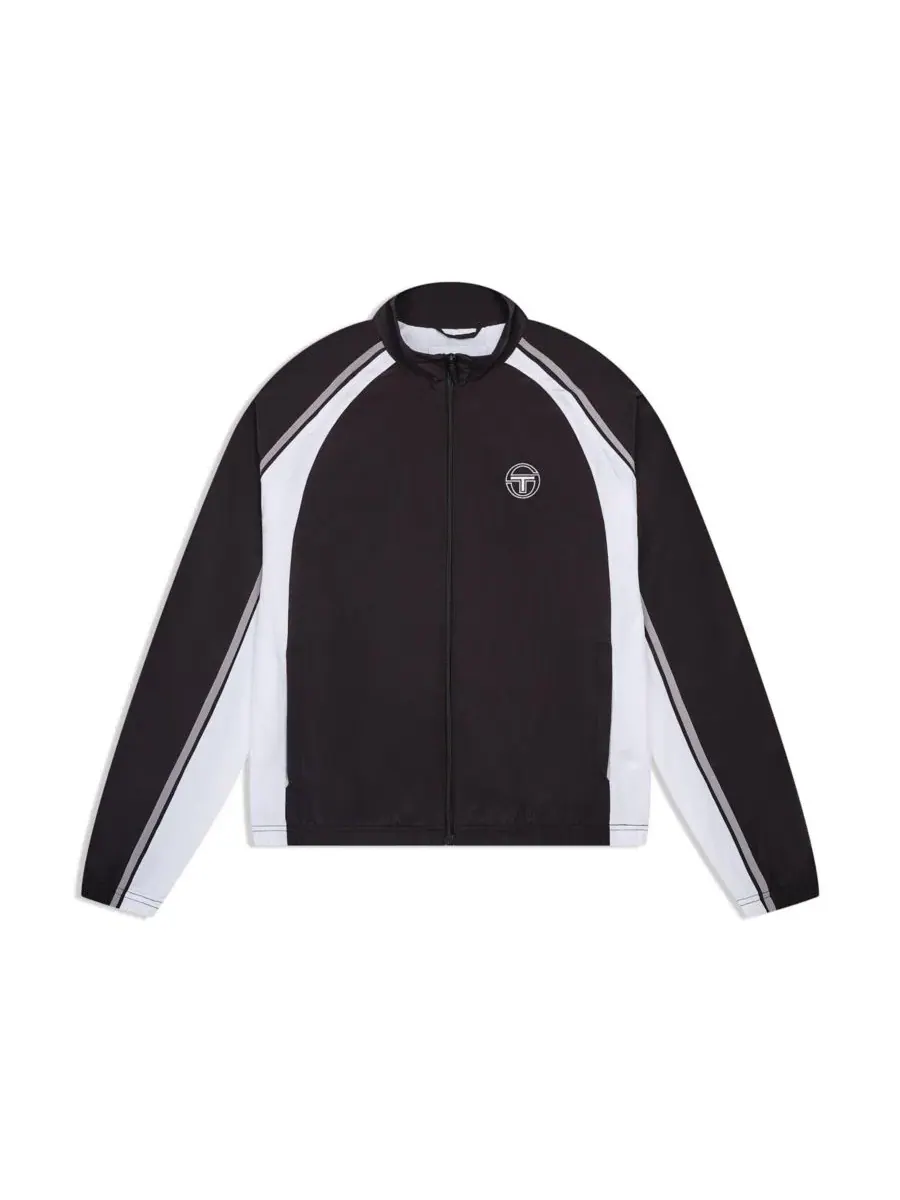 Куртка спортивная с контрастными вставками Fico Sergio Tacchini — изображение 5 из 5, черный