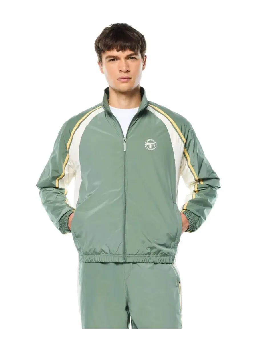 Куртка спортивная с контрастными вставками и рукавами реглан Fico Sergio Tacchini — изображение 1 из 5, лавр