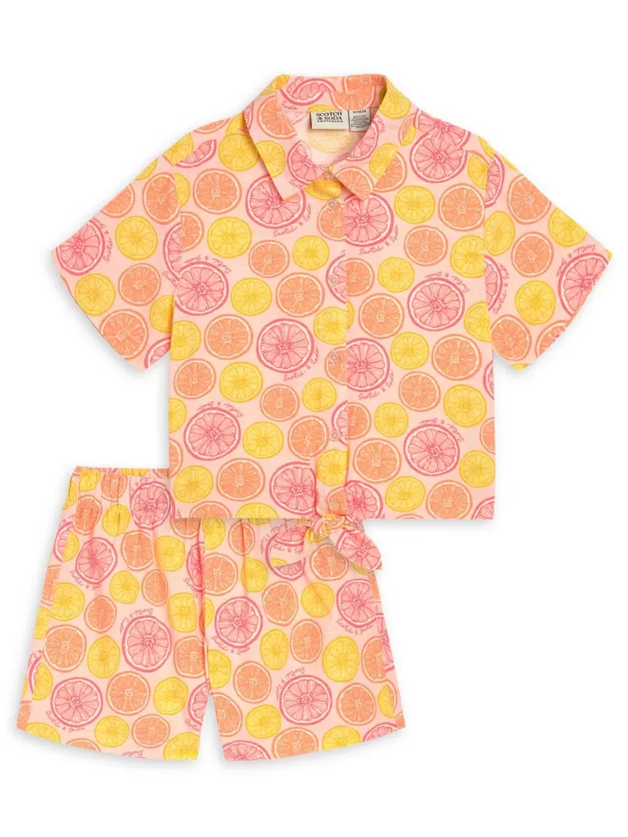 Комплект из топа и шорт с принтом Citrus SCOTCH & SODA