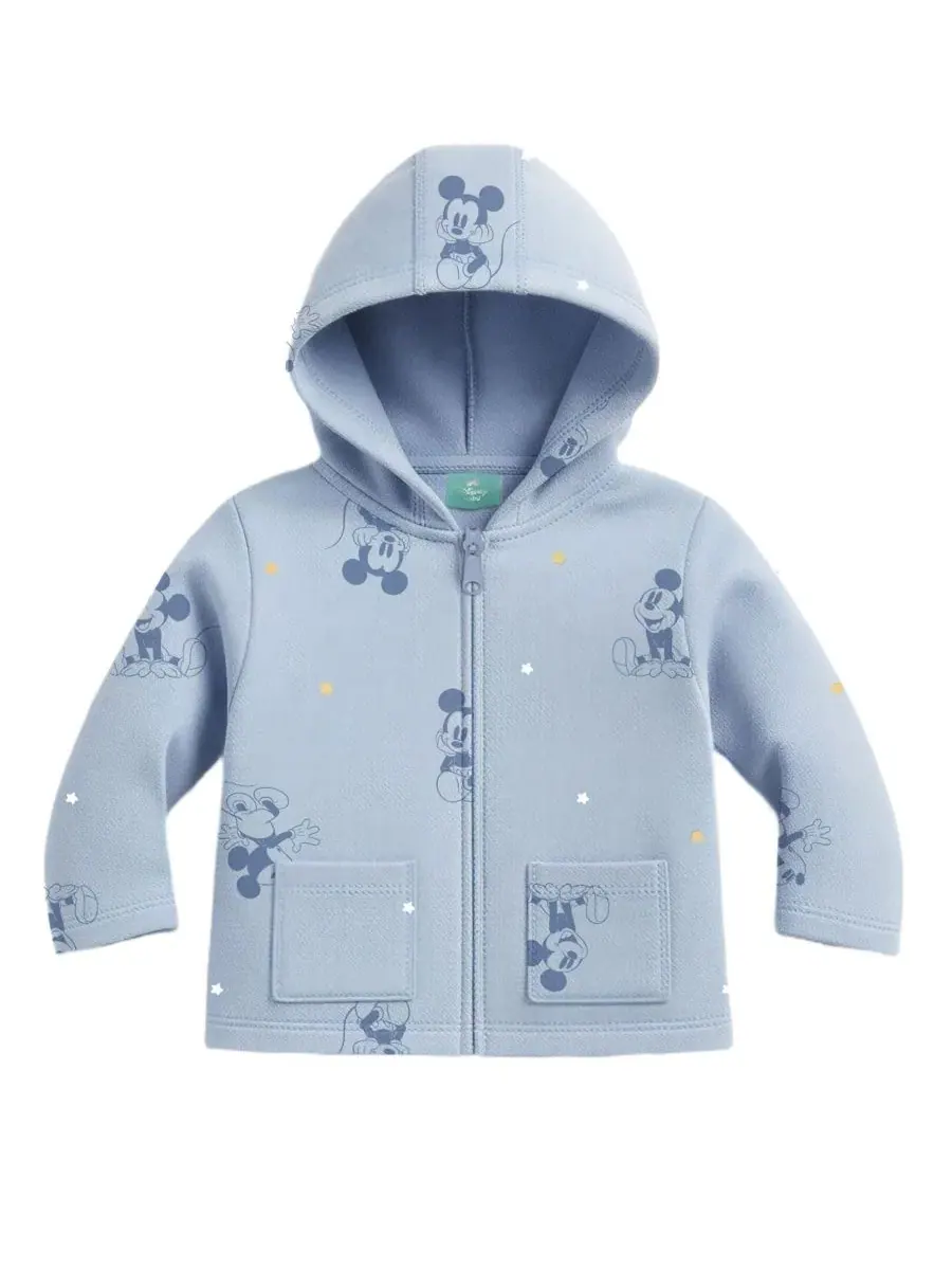 Комплект Mickey Mouse из 3 предметов: куртка, боди и штаны Disney — изображение 5 из 8, синий