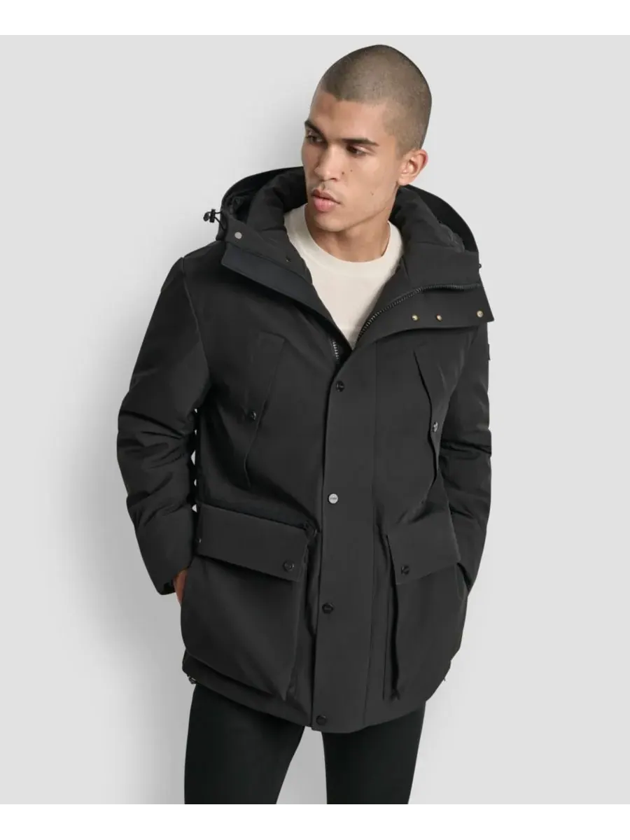 Мужская городская парка с капюшоном DKNY