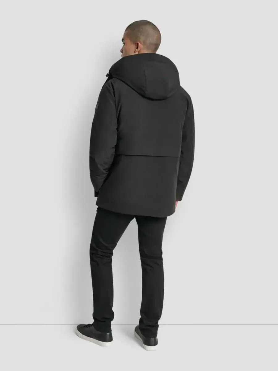 Мужская городская парка с капюшоном DKNY — изображение 7 из 7, черный