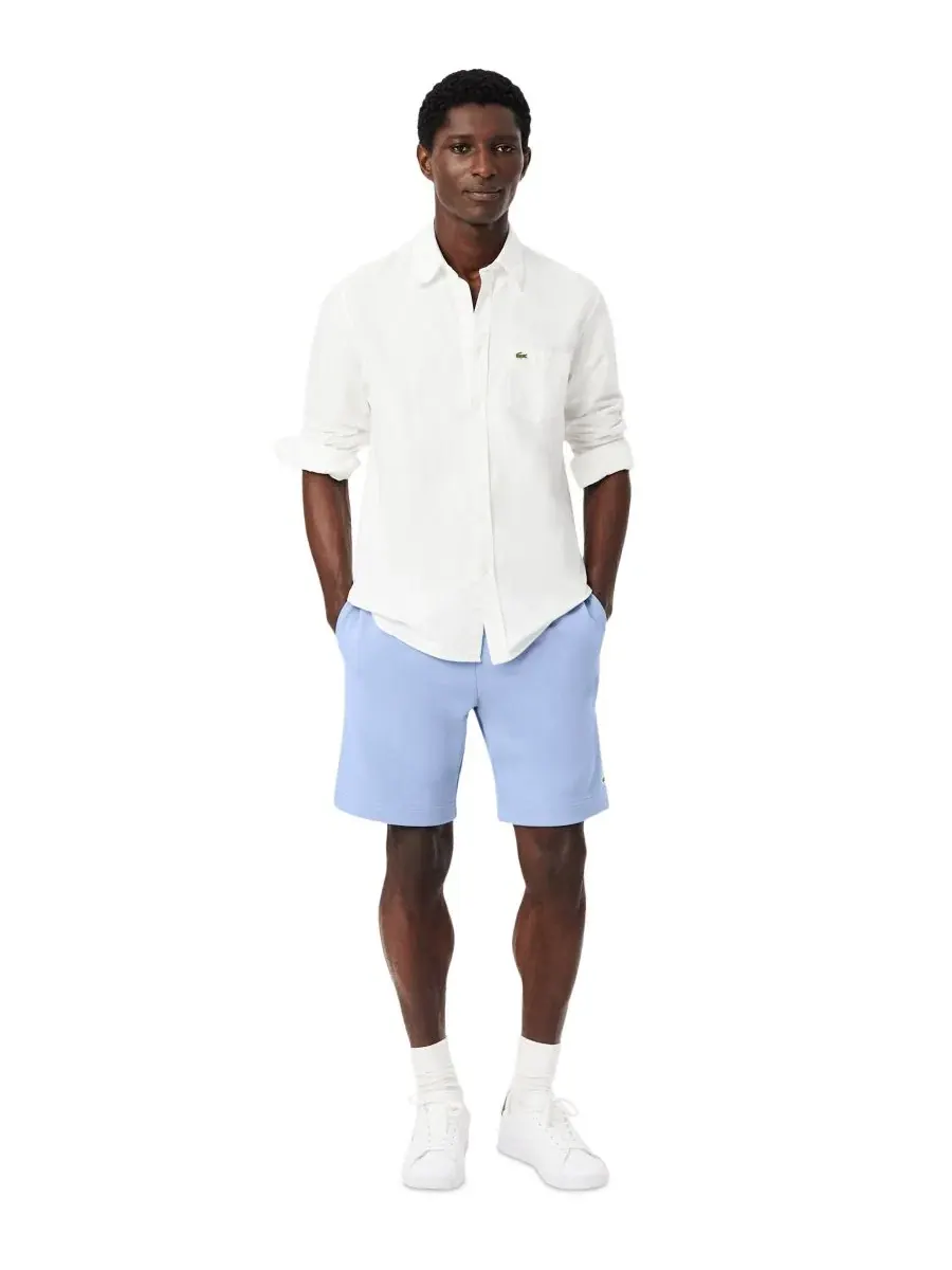 Шорты мужские Lacoste прямого кроя на шнуровке — изображение 2 из 7, синий