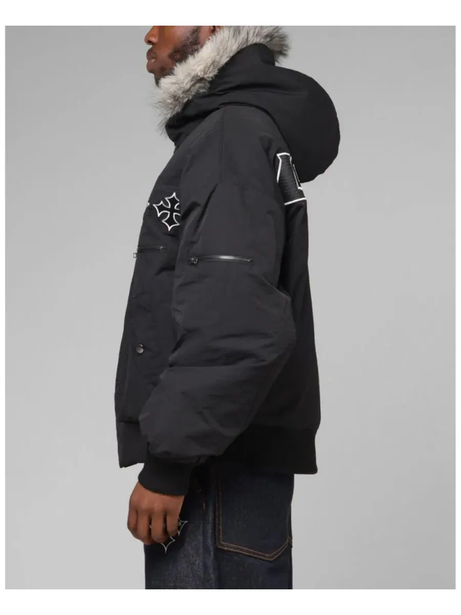 Куртка с искусственным мехом Siberia Jacket Loiter — изображение 6 из 6, черный