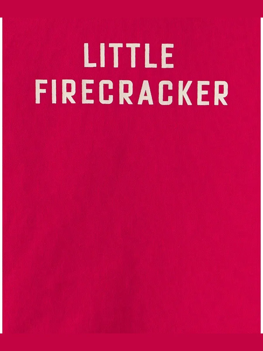 Комплект из топа и шорт с коротким рукавом Little Firecracker Carter's — изображение 2 из 4