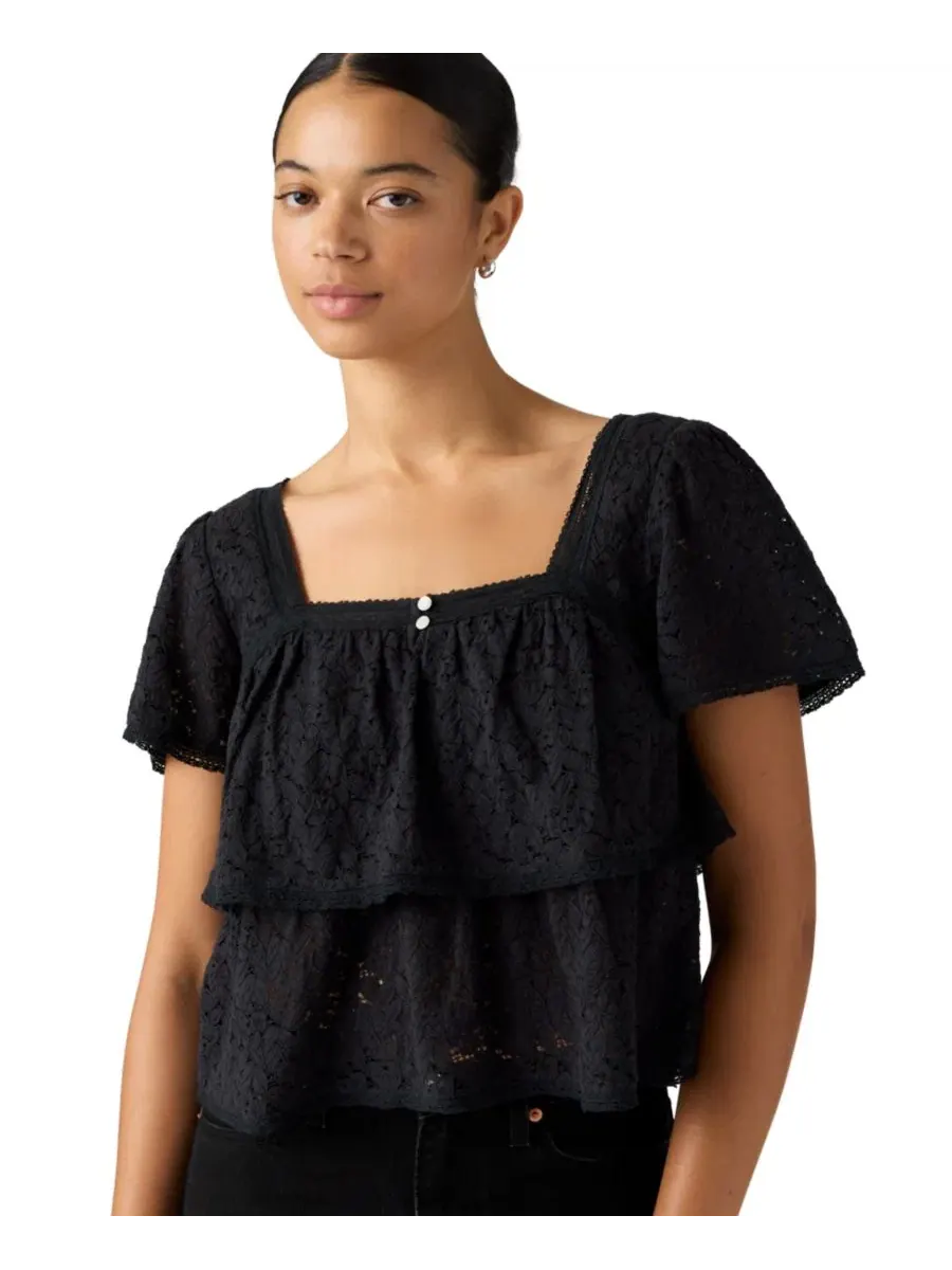Блуза с кружевным дизайном Levi's, Anthracite Night — 2