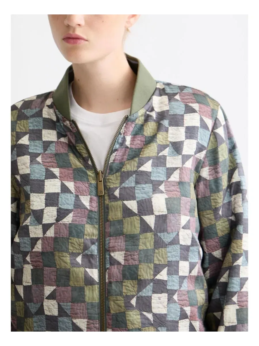 Женская двусторонняя стеганая куртка-бомбер SCOTCH & SODA — изображение 2 из 3, тимьян