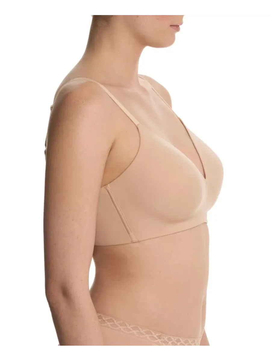 Бюстгальтер беспроводной Cloud Comfort Convertible Back Smoothing Wireless Bra Natori — изображение 2 из 10, мокко коричневый