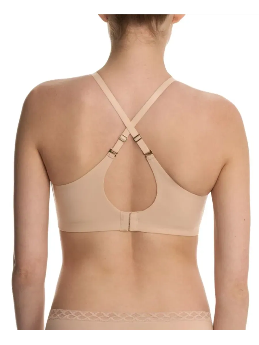 Бюстгальтер беспроводной Cloud Comfort Convertible Back Smoothing Wireless Bra Natori — изображение 4 из 10, мокко коричневый