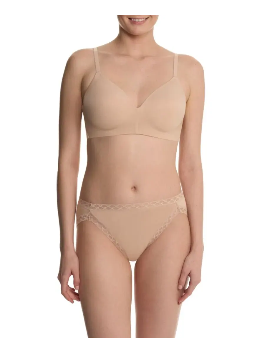 Бюстгальтер беспроводной Cloud Comfort Convertible Back Smoothing Wireless Bra Natori — изображение 7 из 10, мокко коричневый