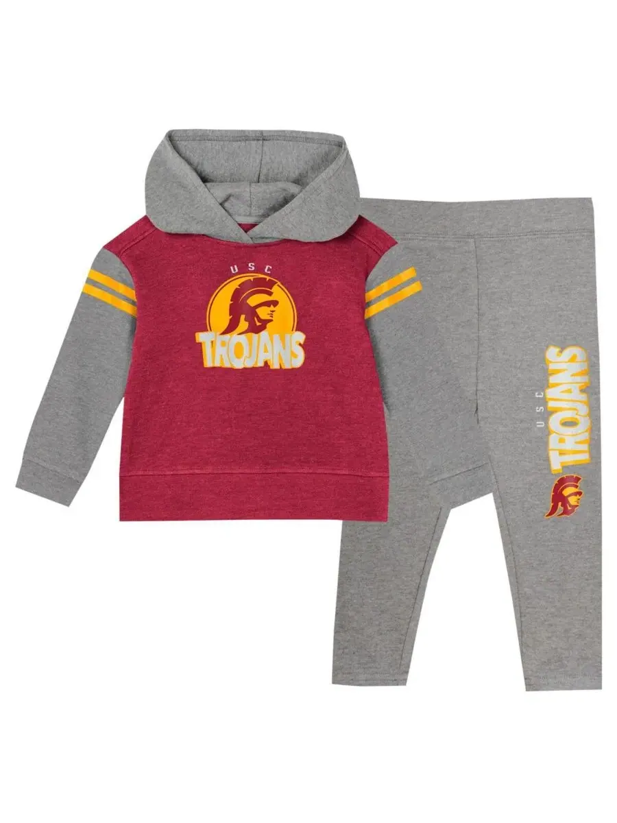 Комплект худи и леггинсов с принтом USC Trojans Preschool Clubhouse Outerstuff